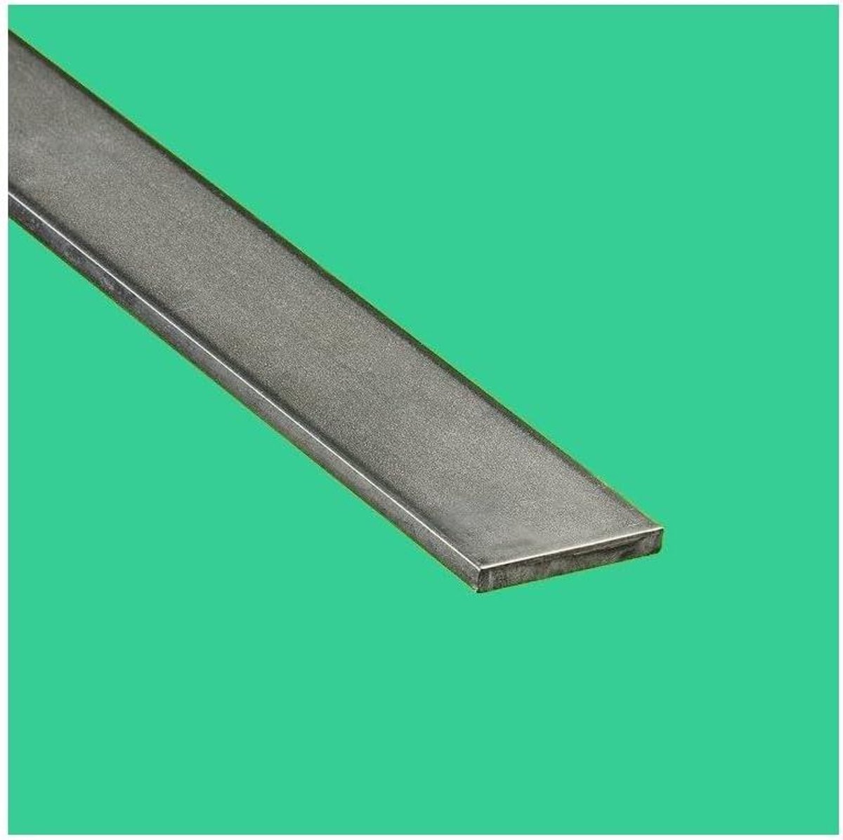 Platijzer RVS - Staalplaat Plat - Bouwprojecten Buiten - Roestvrij Staal - 40 mm x 2 meter - Zilverkleurig