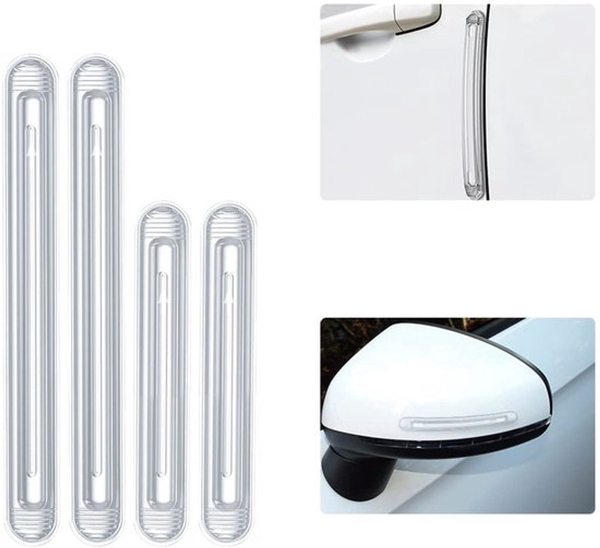 VT Goods - Autodeurrandbeschermers - Anti-kras - Universeel - PVC