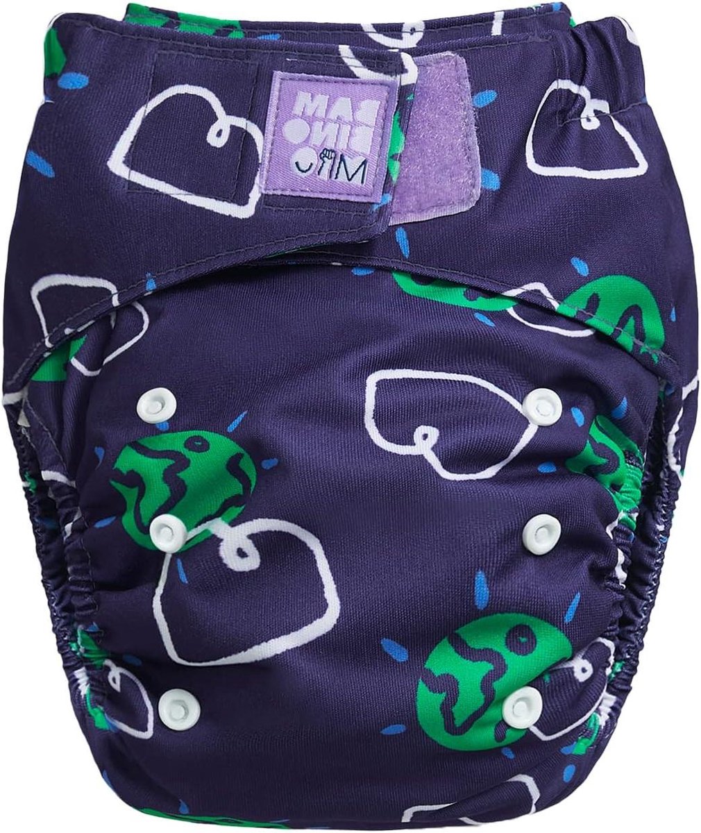 Herbruikbare Luiers - Wasbare luiers - Baby verzorgen - Alles-in-één ontwerp - One size fits - Meerkleurig