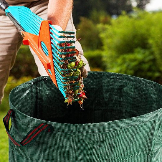 Herbruikbare Tuin Afvalzak 60 Liter - Blad en Grasverzamelaar voor Tuin en Zwembad van Merkloos	 — afbeelding 2