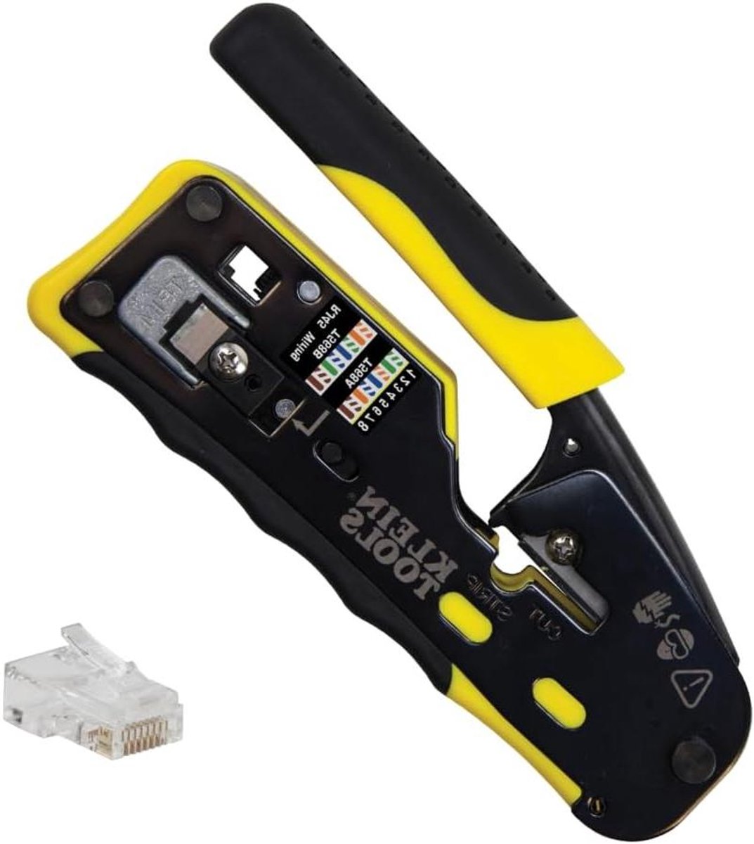 Installatieset datakabels met 50 stuks CAT6 connectoren en gereedschap