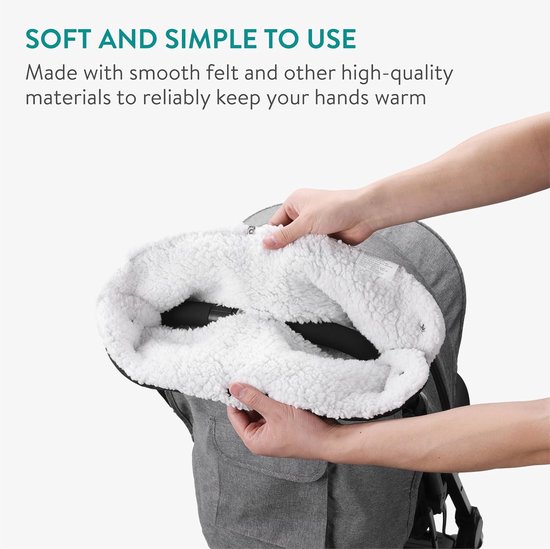 Warm Mouw Handschoenen voor Kinderwagen en Wandelwagen - Wind- en Waterafstotend van Merkloos — afbeelding 4