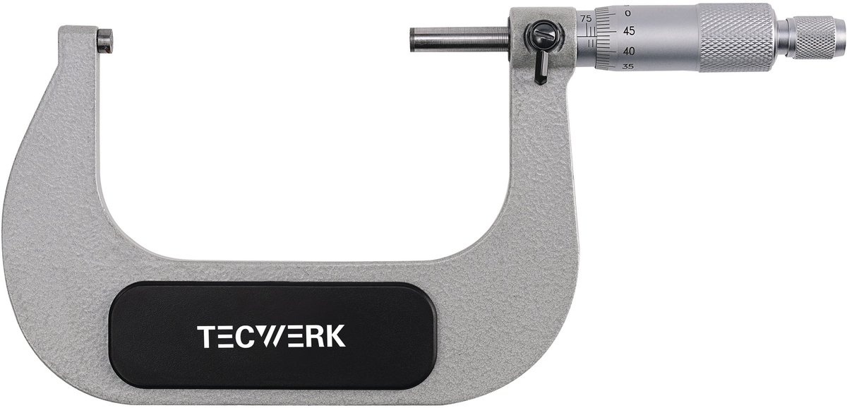 Beugelmicrometer DIN 863/1 75-100mm Spindel-D.6,5mm TECWERK