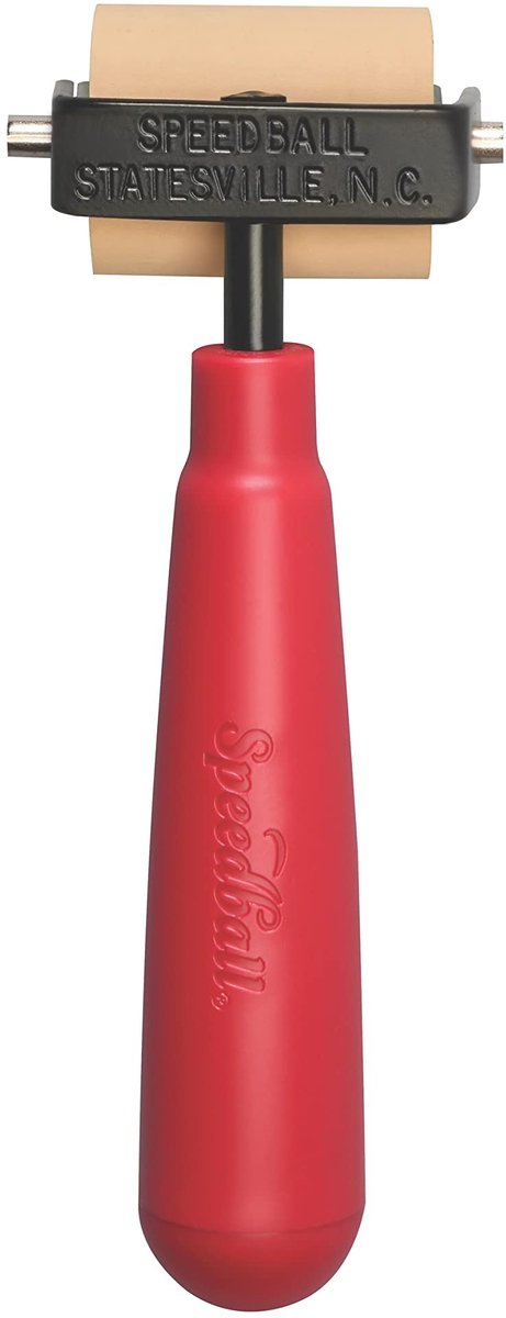 Solidchoice - Zachte Rubber Handroller voor Blokprints