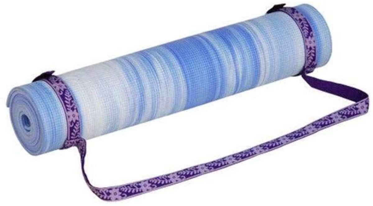 Solidchoice - Lila Draagriem voor Yogamatten van Nylon, Licht en Robuust