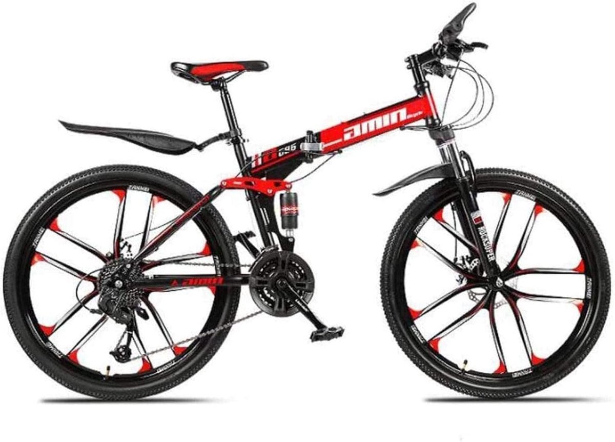 Bicycle 26 inch, Mountain Bike, Fork Suspension, Adult Bike, Boys and Girls Bicycle Variable Speed Shock Absorption - ShopVlot