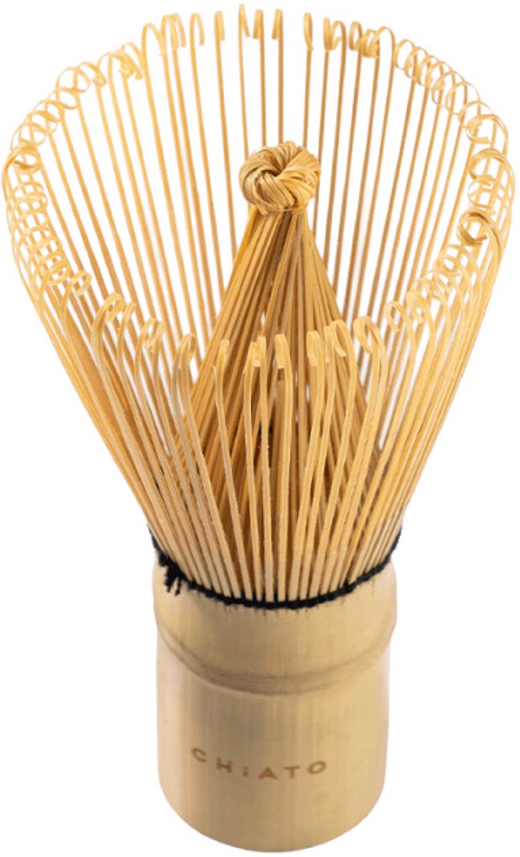 Bamboe matcha klopper CHiATO Chasen Natural Bamboo – Natuurlijke bamboe