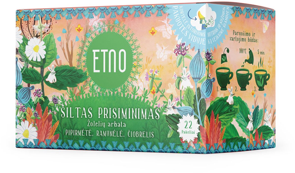 Kruidenthee ETNO Warm Recollection, 22 stuks
