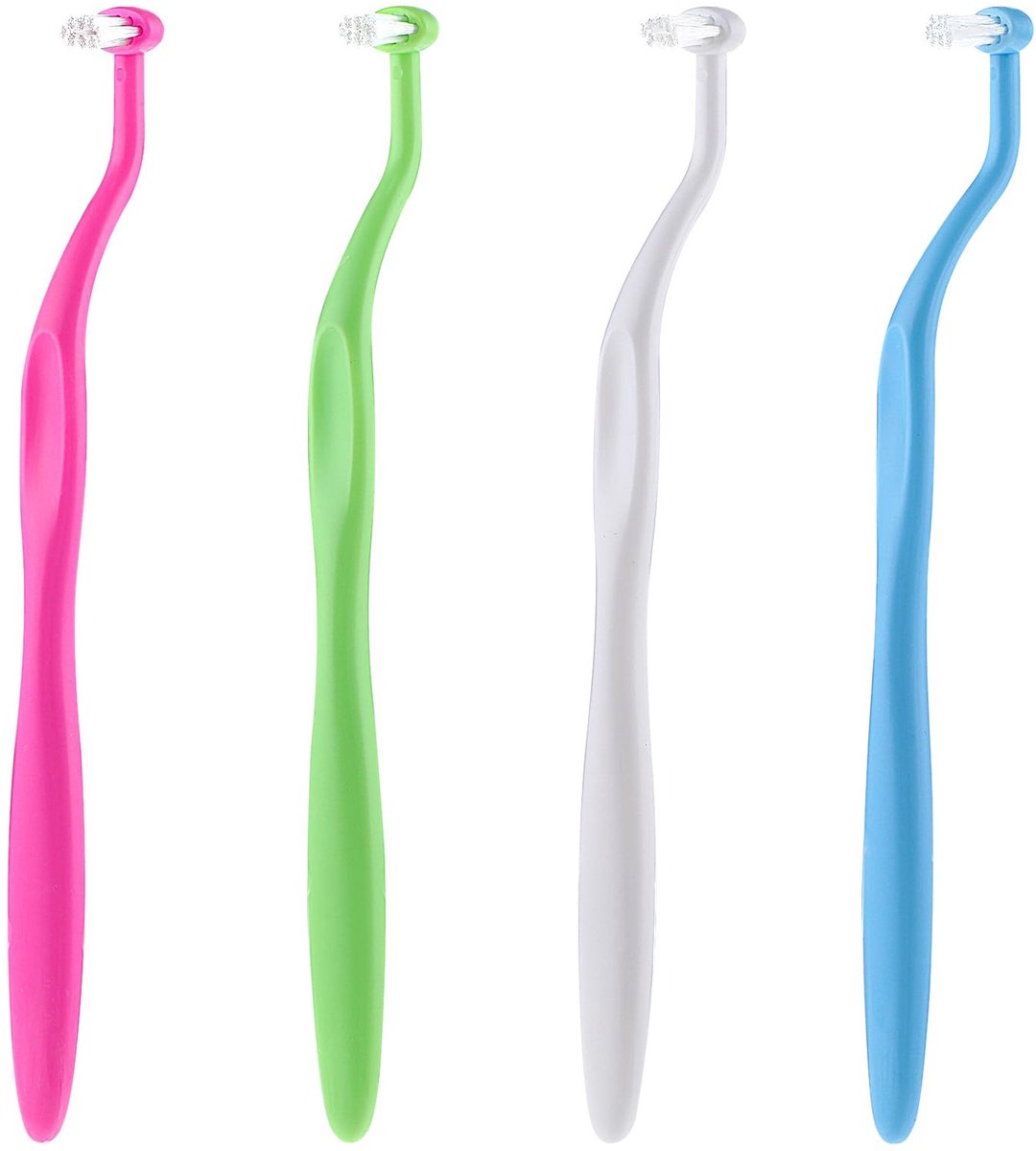 Solidchoice - 4 Stuks Orthodontische Tandenborstels voor Implantaten en Beugels