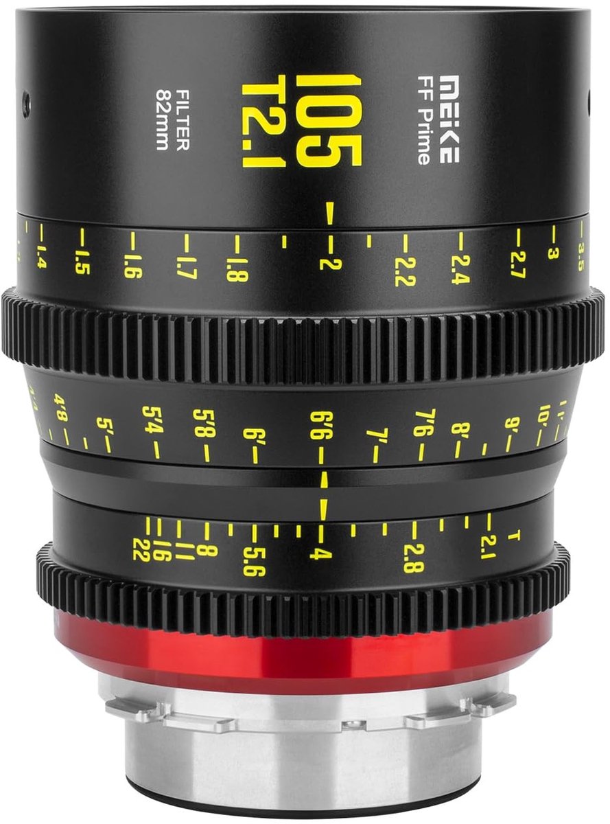 Solidchoice - 105mm T2.1 PL Full Frame Cine Lens voor PL-Mount Camera