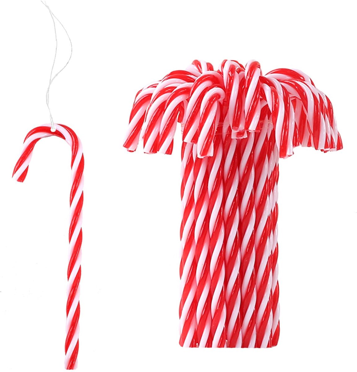Solidchoice - 32 Stuks Snoep Stok Hangers voor Kerstdecoratie