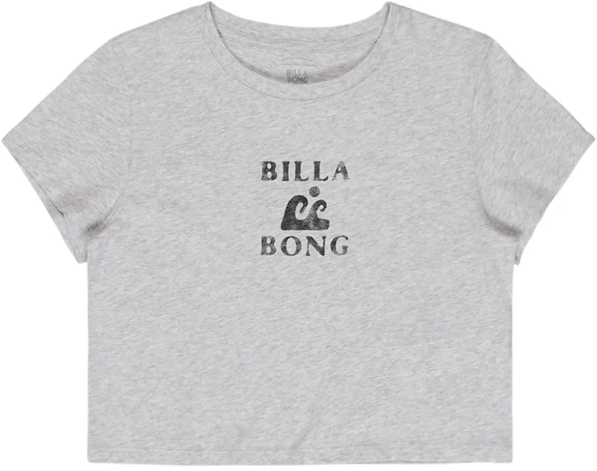 Billabong Surfing In Town Ebjzt00655 T-shirt Met Korte Mouwen XS Vrouw Grijs