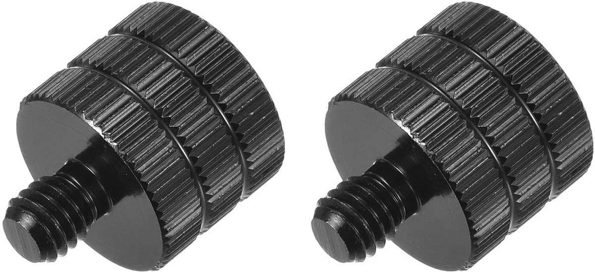 Solidchoice - 2 Stuks Microfoonstandaard Adapters voor Flexibele Verbindingen