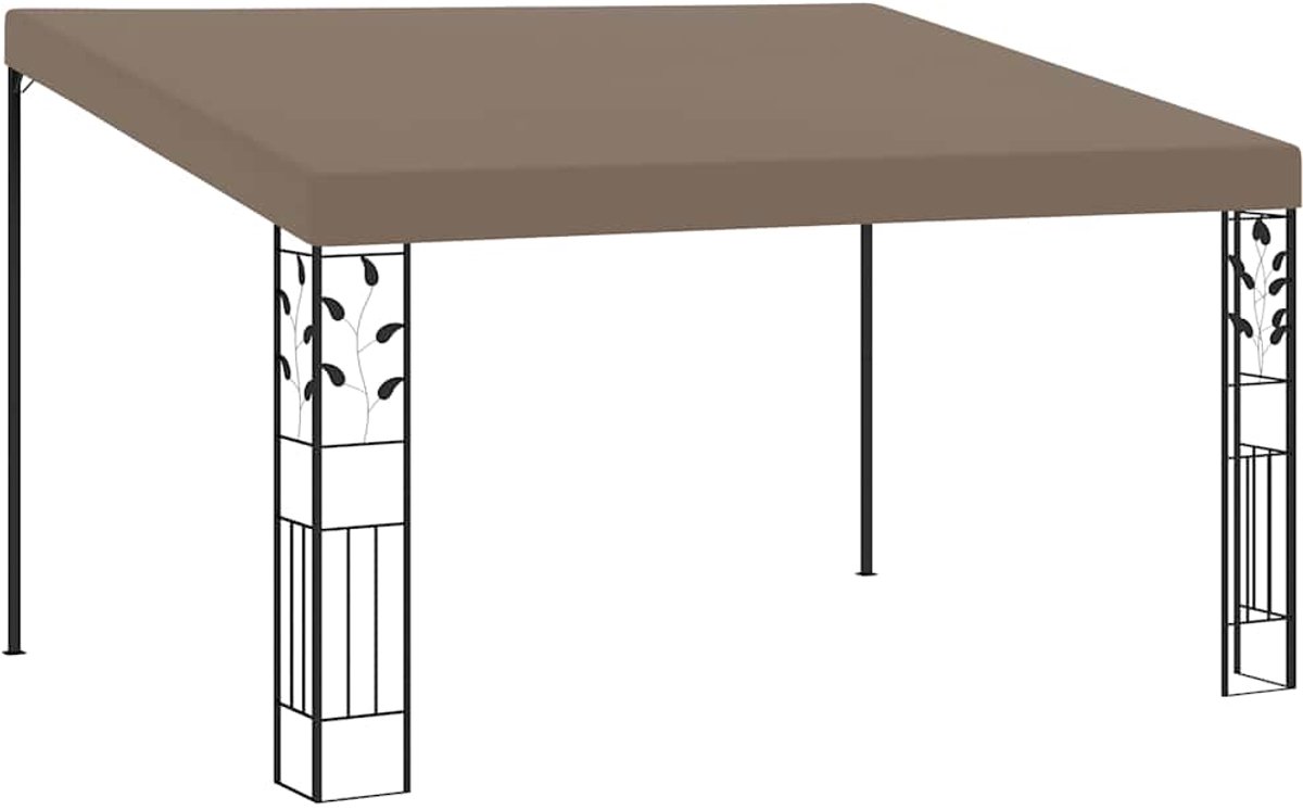vidaXL-Wandprieel-4x3x25-m-taupe