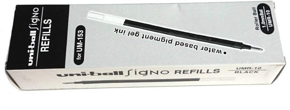 Solidchoice - Gel Impact Vervanginkt UMR-10 - 24 Stuks Zwart