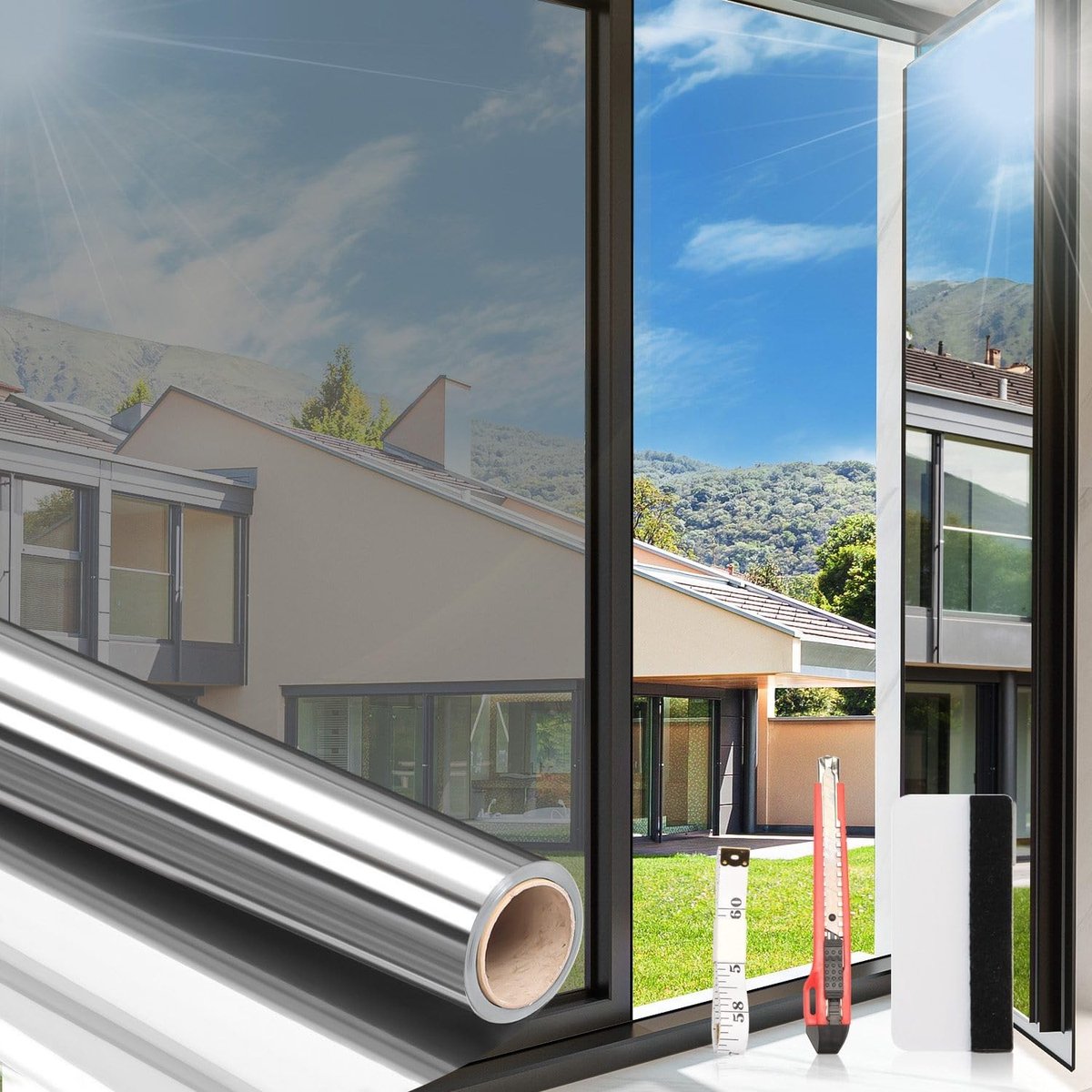 Solidchoice - Warmteblokkerende Raamfolieset 60 cm x 254 cm