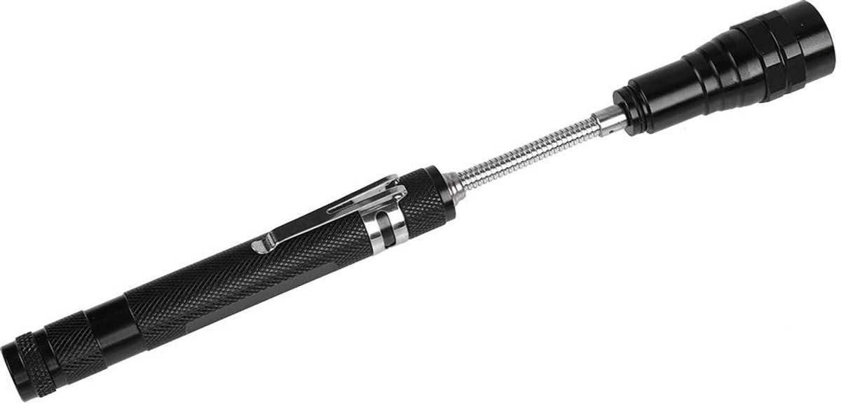 Solidchoice - Uitschuifbare Zaklamp - Flexibele Zaklampen - Lichtgewicht en Duurzaam - Blauw - Magnetische Zaklamp - Multifunctionele Mini Zaklamp - Ge...