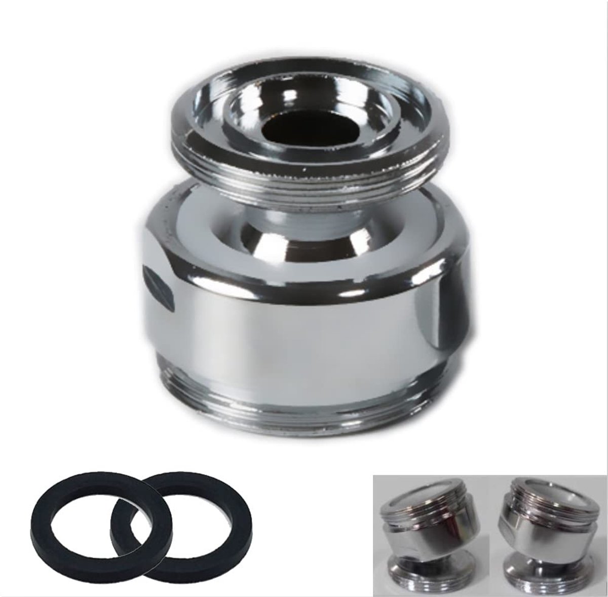 Solidchoice - 360 Graden Draaiende Kraanadapter van Messing