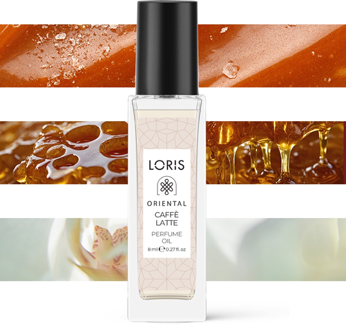 Loris Parfum - Caffe Latte - Parfum Olie - Unisex - 029 unisex parfum - 8 ml - Olieroller