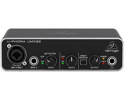 Behringer U-Phoria UMC22 USB Audio Interface - USB-Interface
