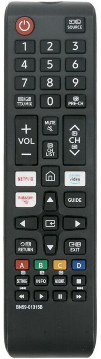 BN59-01315B Afstandsbediening voor geschikt voor Samsung Smart TV's