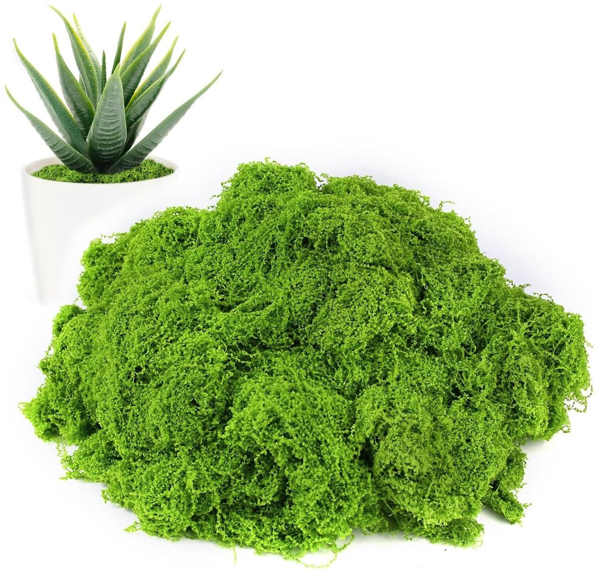 Solidchoice - 200 g Kunstmos, Decoratief en Herbruikbaar