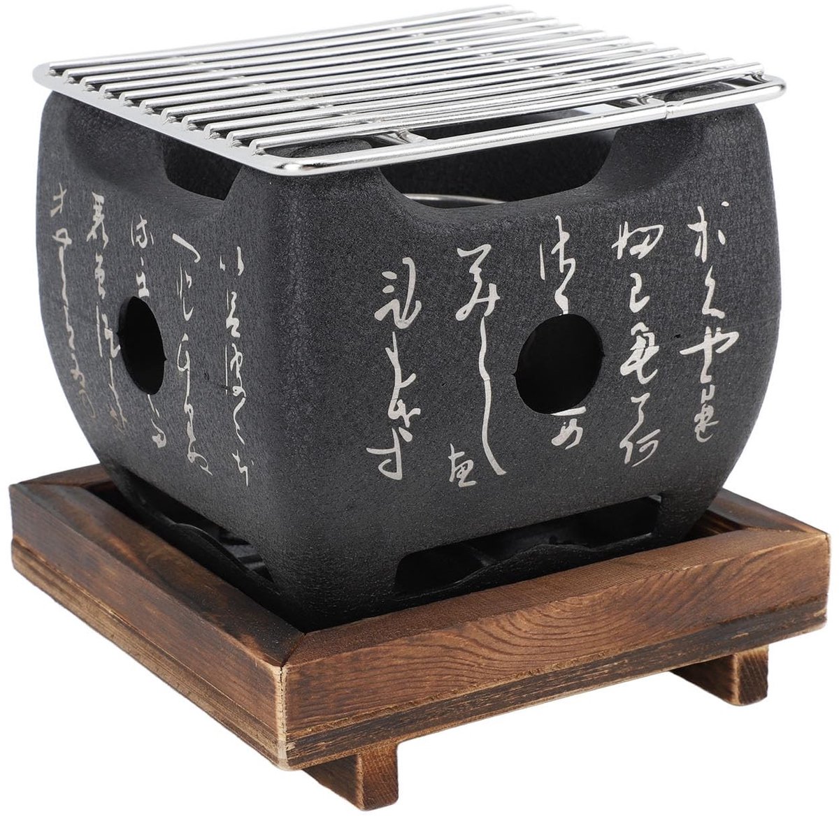 Solidchoice - Japanse Stijl Grill voor Barbecue met Draagbaar Ontwerp