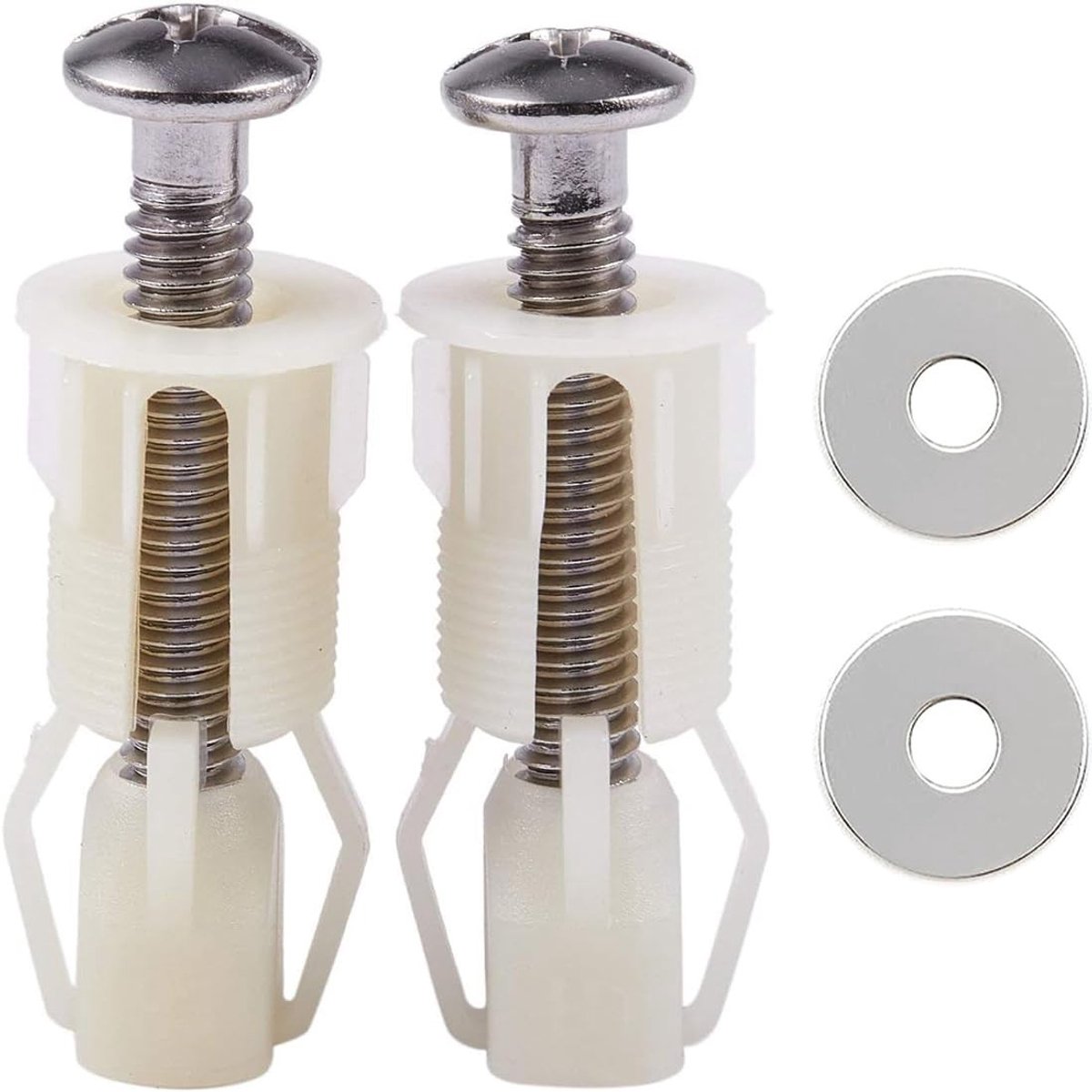 Solidchoice - Set van 2 Universele Schroeven voor Toiletzittingen