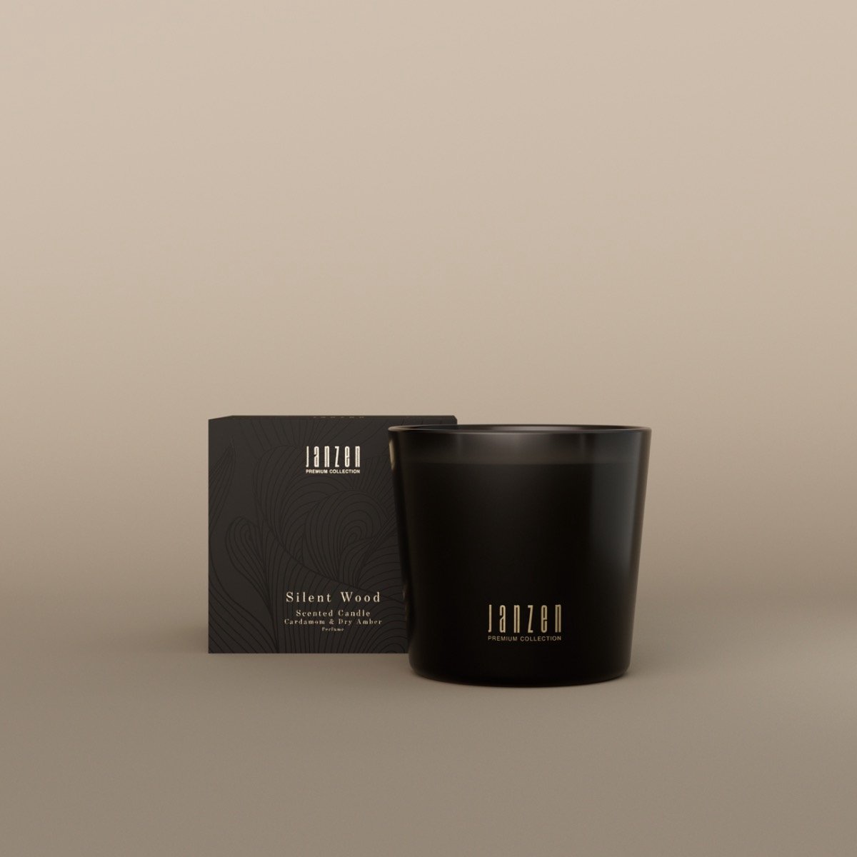 JANZEN Scented Candle Silent Wood