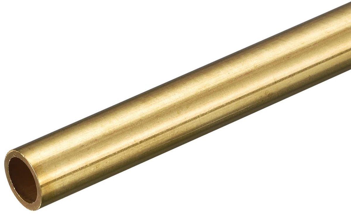 Solidchoice - Messing Buizen 250mm Lengte, 8mm Buitendiameter, Naadloze Constructie