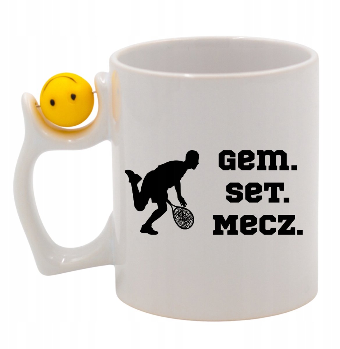 Tennis Mok: Gem, Set, Mecz met Naam - Keramiek 330ml