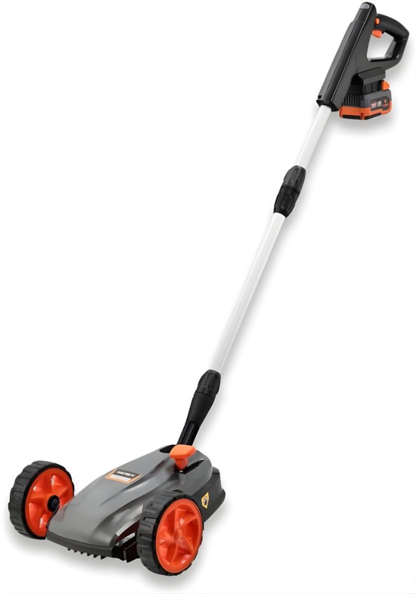KIRA® Grasmaaier Accu - Grasmaaier Benzine Zelftrekkend - Grasmaaier Benzine - Grasmaaier Elektrisch - Grijs/Oranje/Zwart - 55cm x 40cm x 20cm