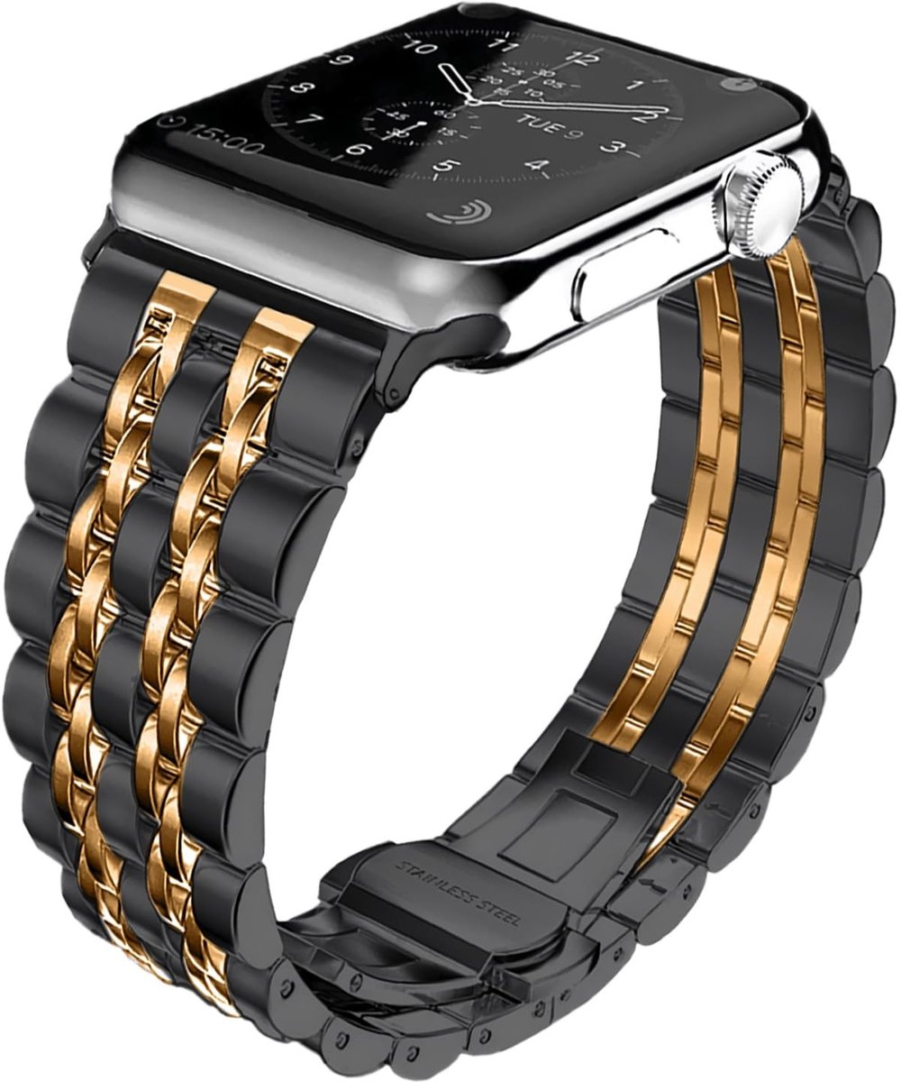 Solidchoice - Roestvrijstalen Armband Voor Apple Watch Ultra en SE