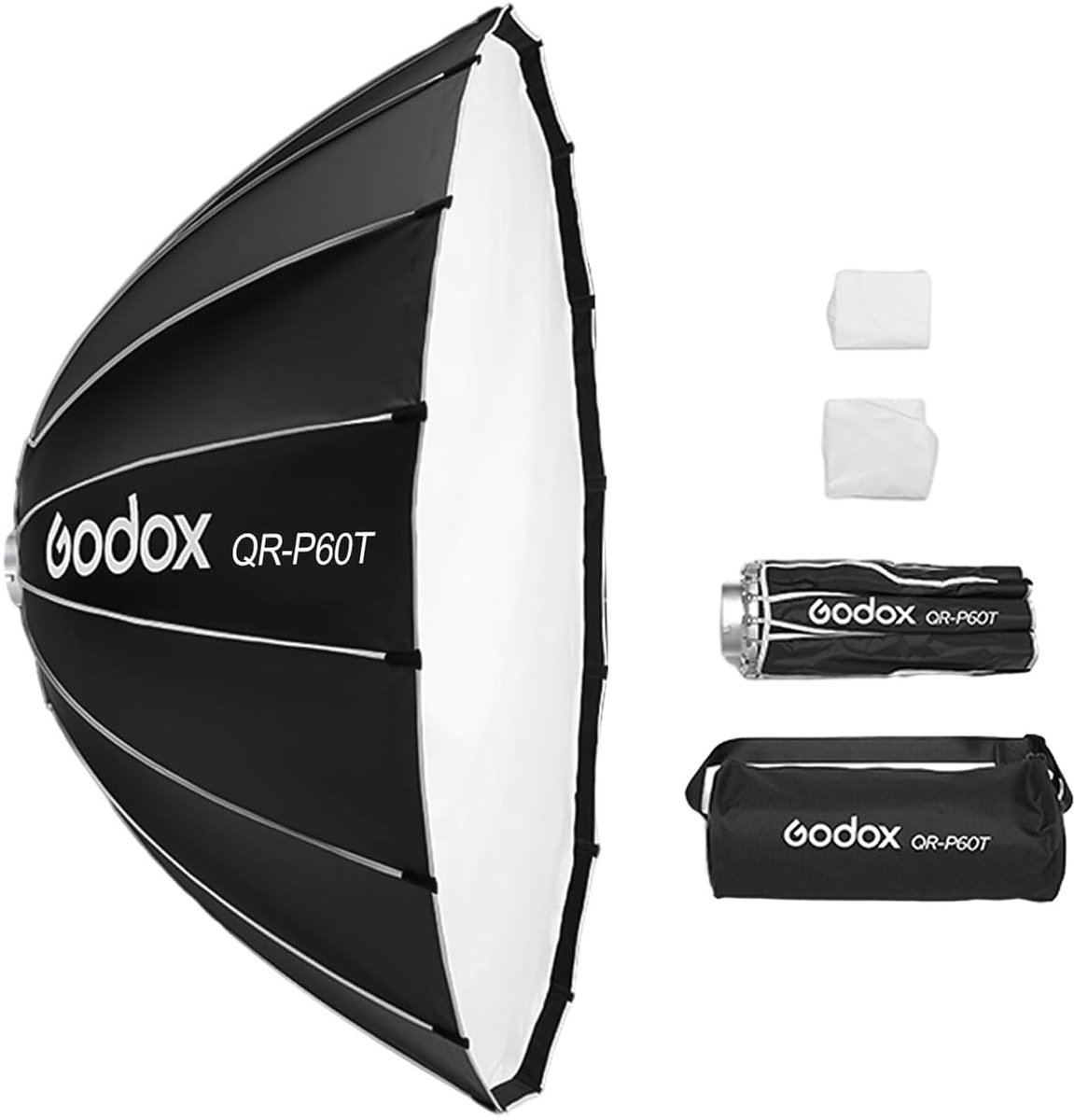 Solidchoice - Opvouwbare Parabolische Softbox 60cm voor Fotografie