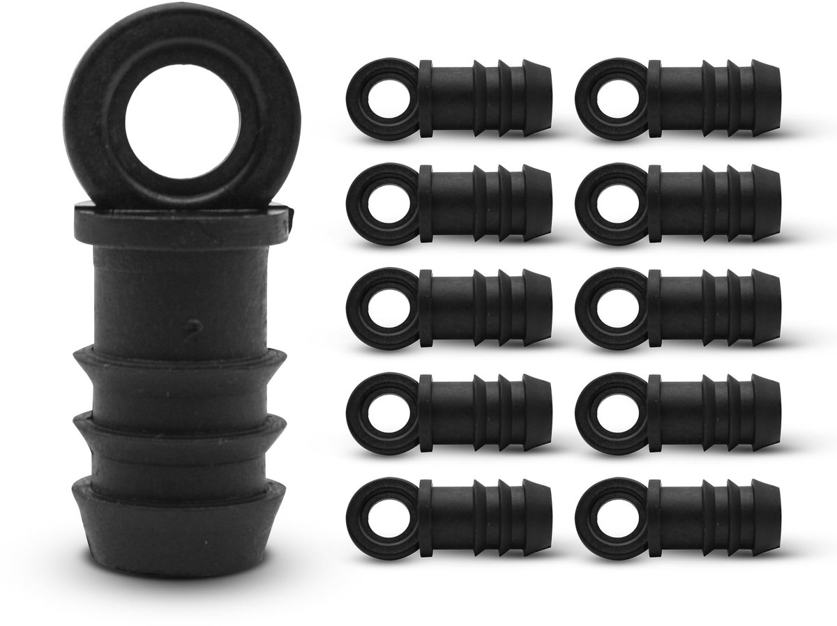Solidchoice - 10-Pack Tropfslang Eindkappen 16mm voor Irrigatie