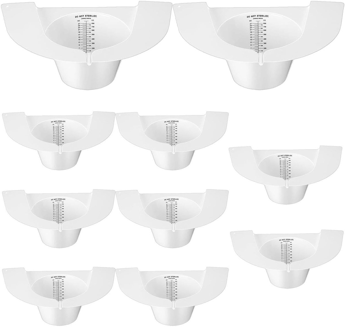 Solidchoice - 10 Stuks Urinemonsterbekers voor Verzameling