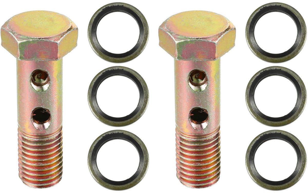 Solidchoice - Universele M12 Hollow Schrauben voor Motoren - Set van 8