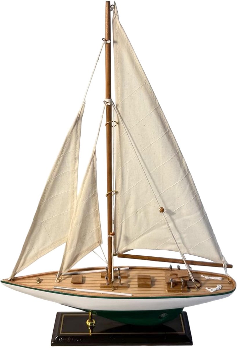 Solidchoice - Gedetailleerd Model van J Class Zeilboot, 35 cm