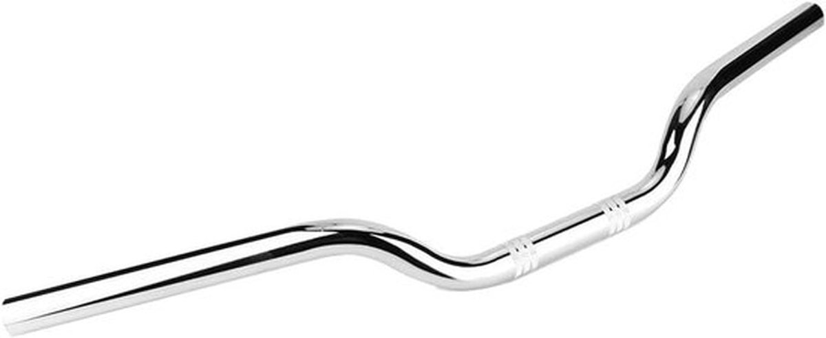 25mm/1,0" Drag Bar - stalen handvat voor motorfiets - Universele custom stuurstangen voor XL 883 en 1200, zwart en gegalvaniseerd