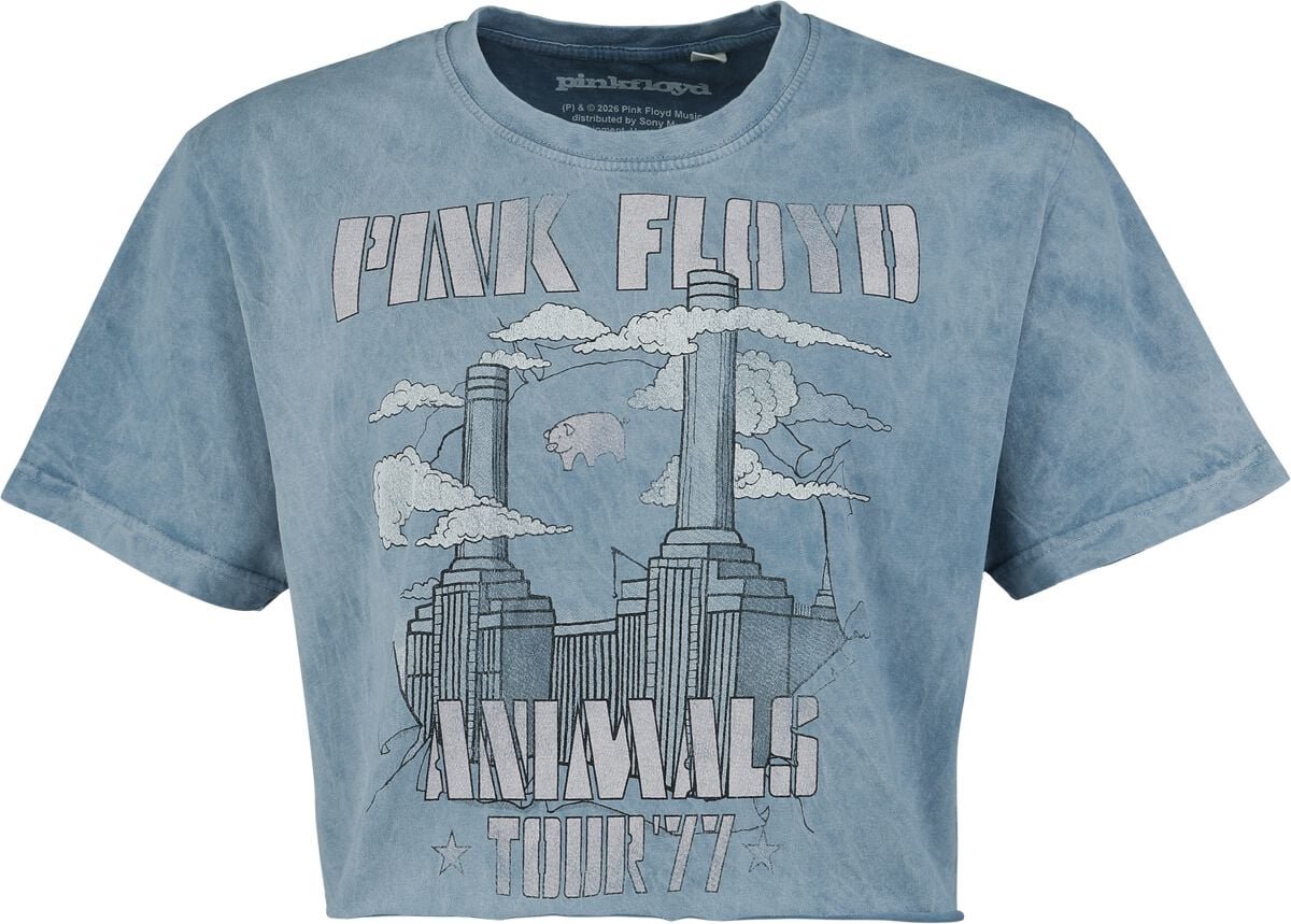 Pink Floyd Animals Dames T-shirt - blauw - S