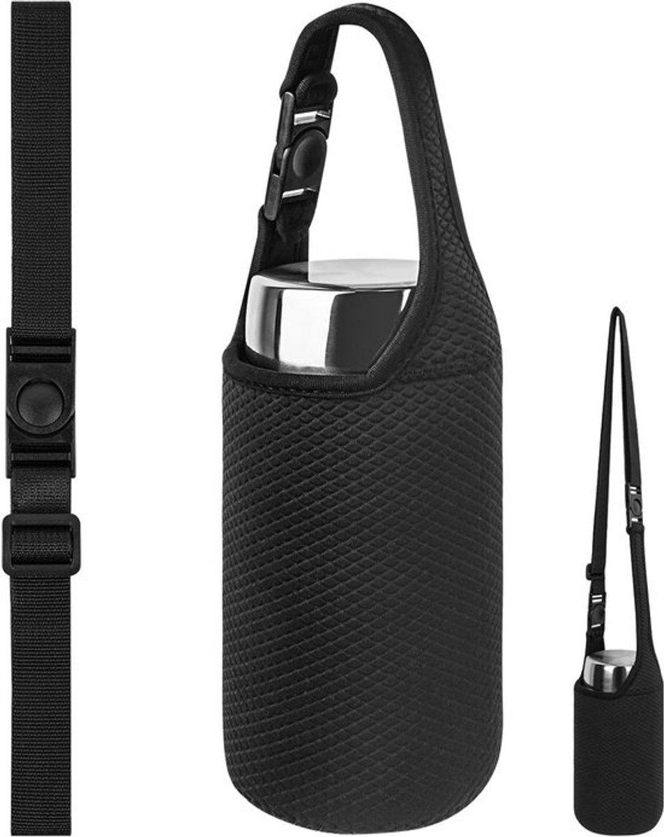 Geïsoleerde Voedselpot Draagtas - Neopreen - Kleine Lunchtassen - Twee Manieren - Schouderriem - Compatibel met Thermoskan - 24oz Voedselpot - Vrouwen - 24 oz