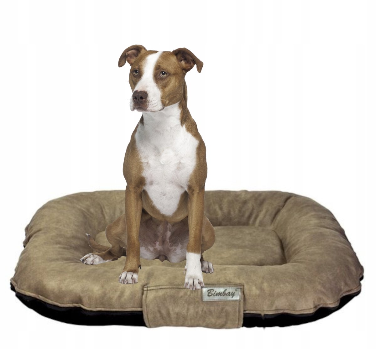Hondenmand Ponton Marmor XL - 125x90cm Bruin