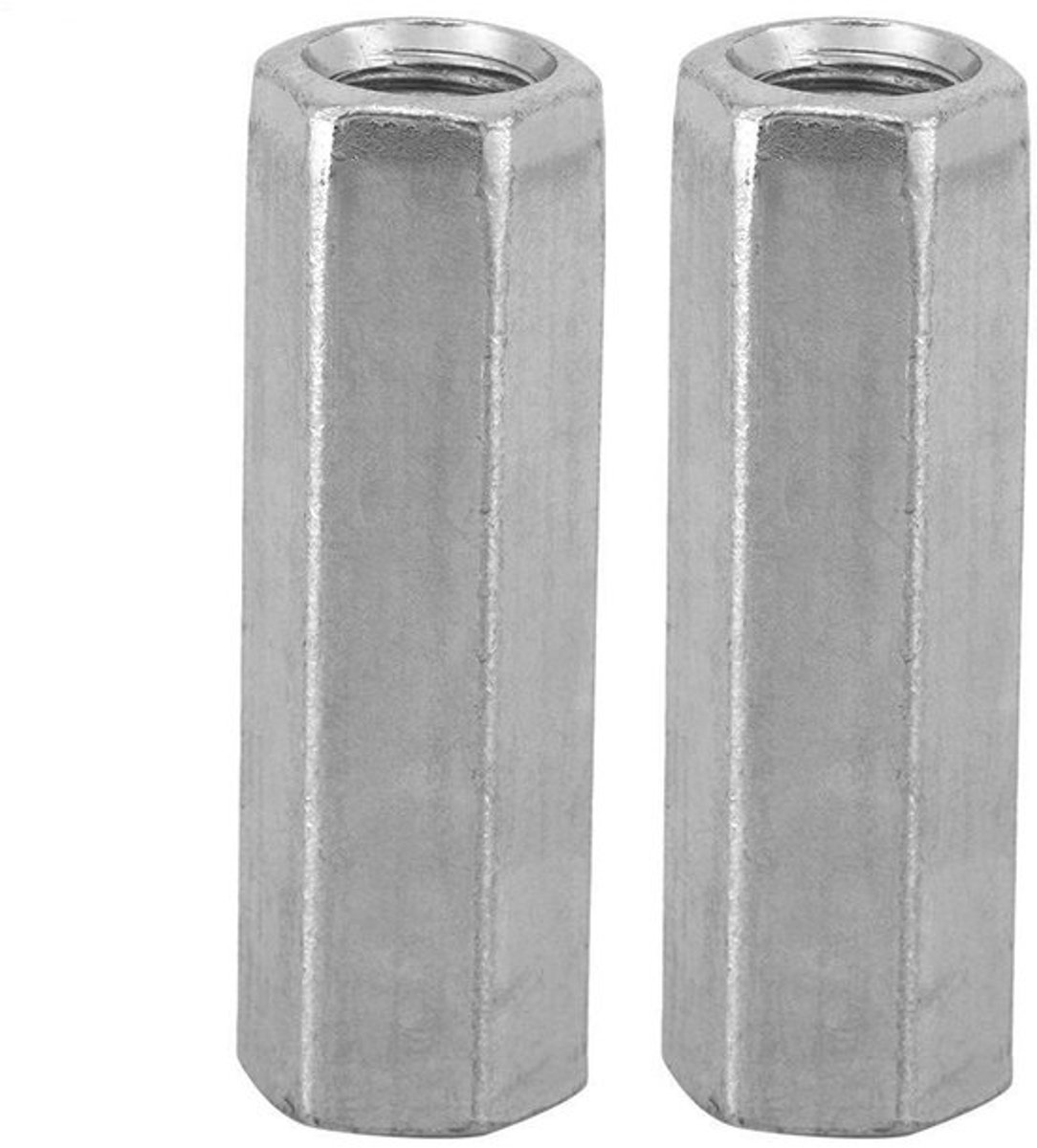 Moer Hoge Sterkte - Lange Staafmoer - Koolstofstaal - Hex Zeshoekige Mouw - Schroefdraad Fasteners - Corrosiebestendig - Stafmoer