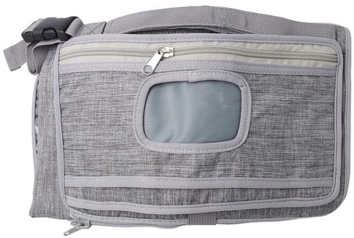 Store_9 - Draagbare aankleedmat - Opvouwbaar en waterdicht - Grijs - Ideaal voor onderweg - Comfortabel en praktisch - Geschikt voor baby