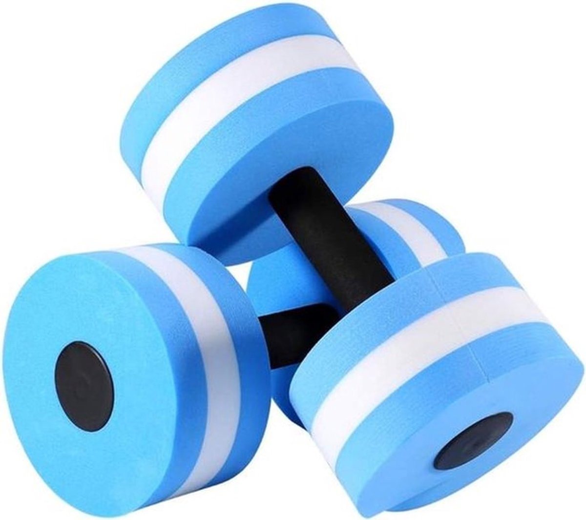 - Wateroefeningshalters - Handstangen - Therapie - Trainingen - Geschikt voor zwembad - Blauw - EVA Wateraeros Halter