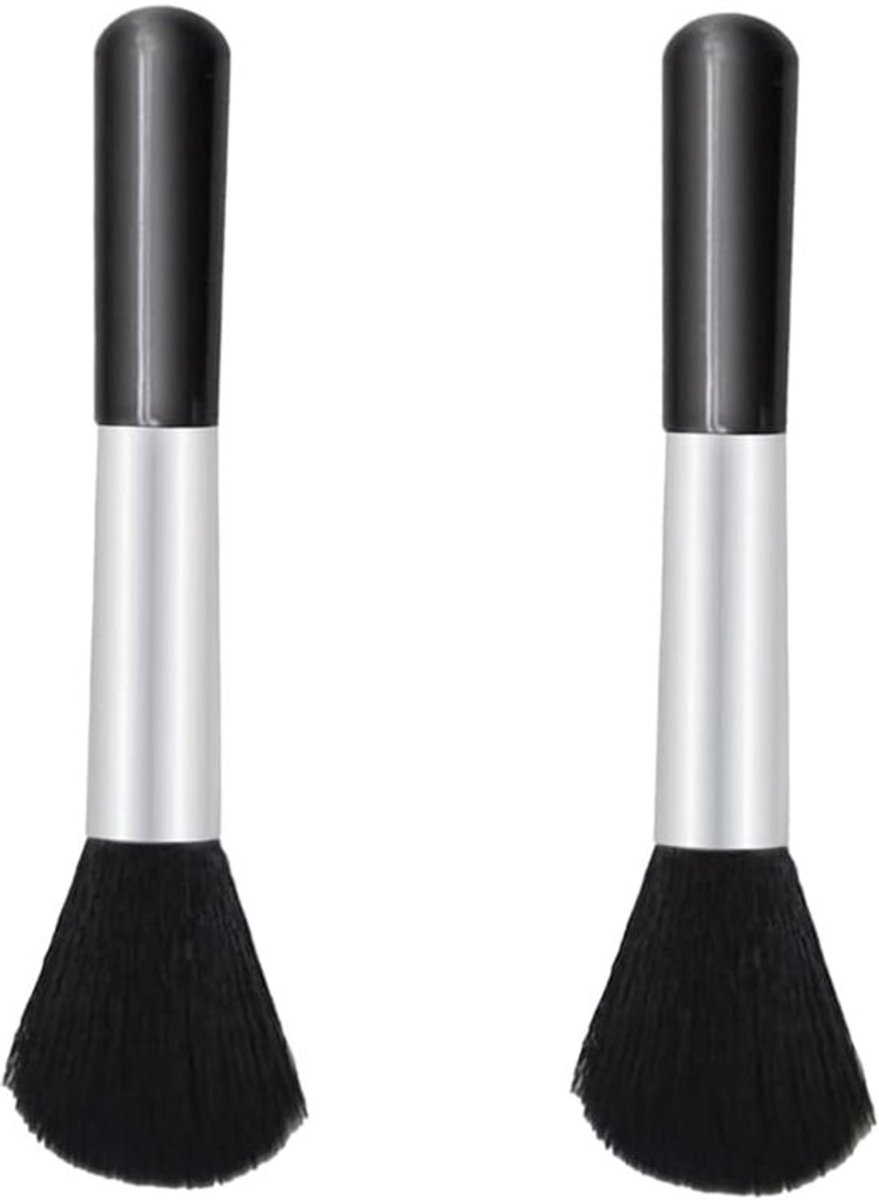 Poederkwast Set 2 Stuks - Zachte Make-upkwasten voor Poederfoundation en Blush