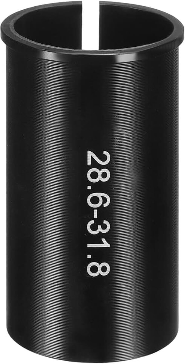 Zadelpennen verloophuls 28,6 mm tot 31,8 mm 60 mm lengte aluminium fiets verloophuls omzetting zadelpenbuis adapter voor mountainbike racefiets citybike