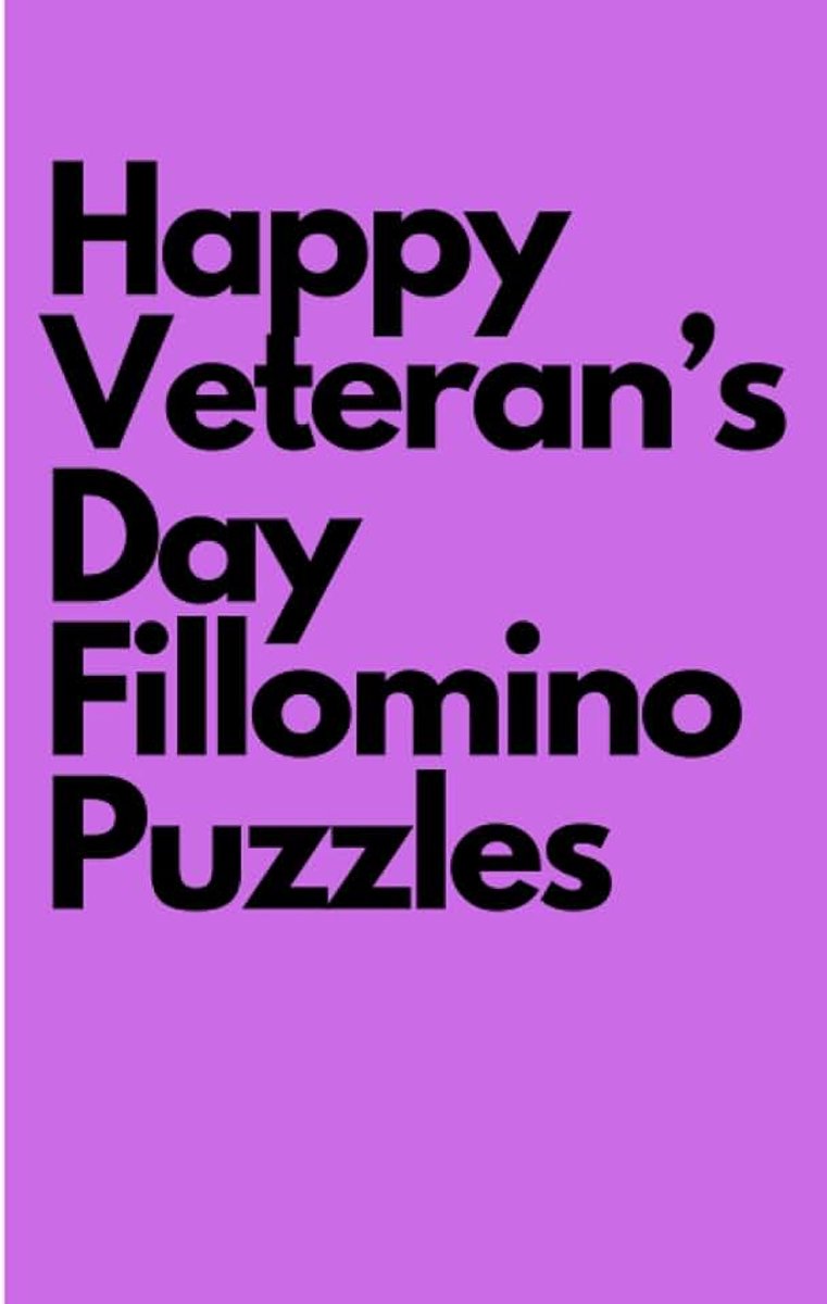 Veteran's Day Assorted Fillomino Puzzles