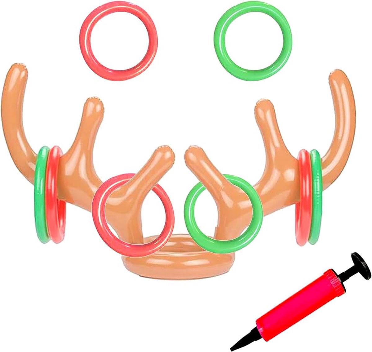 10 stuks opblaasbare hertengeweiset, opblaasbare werpringen, opblaasbaar speelgoed voor kinderen, decoratie voor zwembadfeest, zwembadspeelgoed