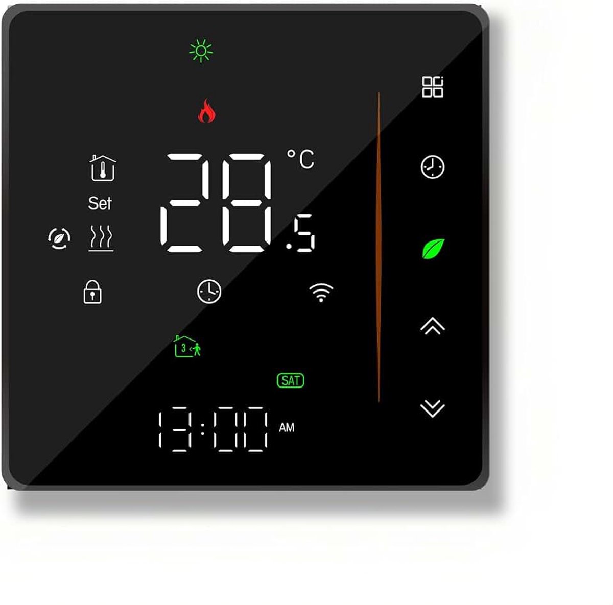 006 Serie Wi-Fi Thermostaat - Touchscreen Programmeerbare Thermostaat voor Waterverwarming, Elektrischeverwarming, Boilerverwarming - Compatibel met Alexa, Google Home, IFTTT